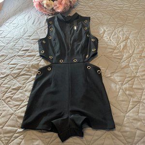 Miss Avenue Sexy Black Romper Size S